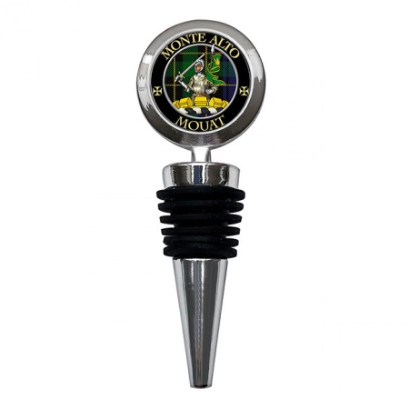 Mouat Scottish Clan Crest Bottle Stopper