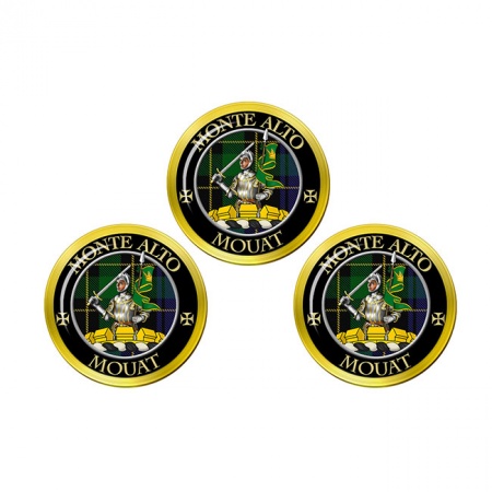Mouat Scottish Clan Crest Golf Ball Markers