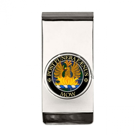 Mow Scottish Clan Crest Money Clip