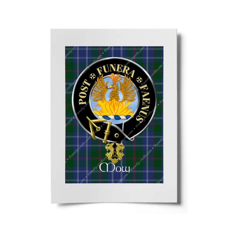 Mow Scottish Clan Crest Ready to Frame Print