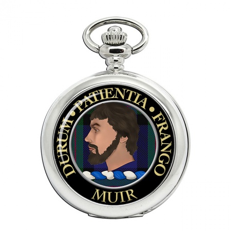 Muir Scottish Clan Crest Pocket Watch