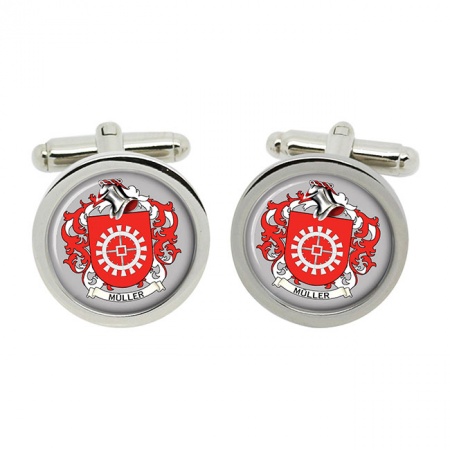 Müller (Germany) Coat of Arms Cufflinks