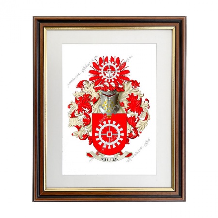 Müller (Germany) Coat of Arms Framed Print