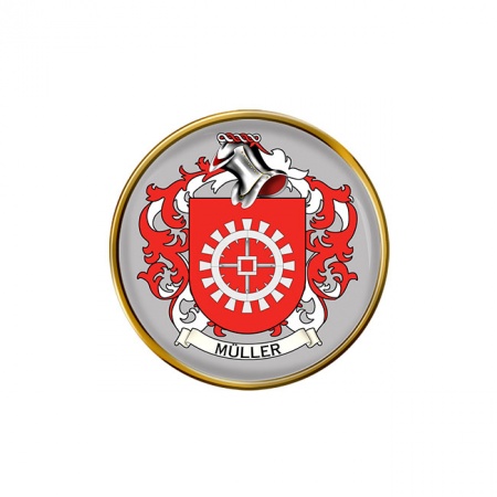 Müller (Germany) Coat of Arms Pin Badge
