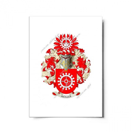 Müller (Germany) Coat of Arms Print
