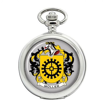 Müller (Swiss) Coat of Arms Pocket Watch