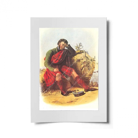 Munro Scottish Clansman Ready to Frame Print