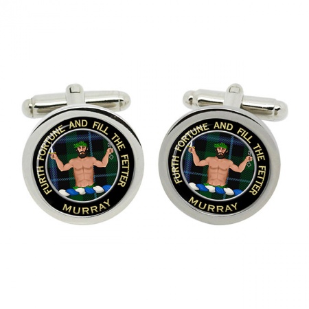 Murray (savage crest) Scottish Clan Crest Cufflinks