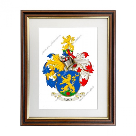 Nagy (Hungary) Coat of Arms Framed Print