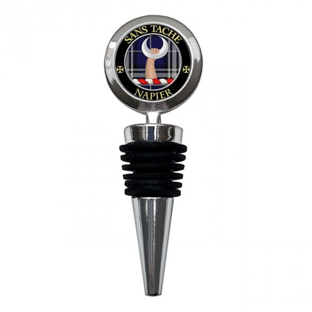 Napier Scottish Clan Crest Bottle Stopper