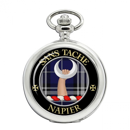 Napier Scottish Clan Crest Pocket Watch