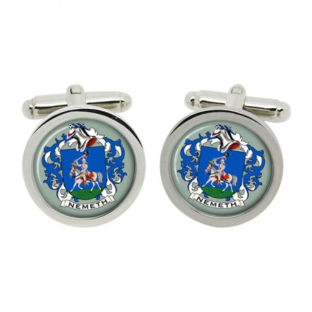 Németh (Hungary) Coat of Arms Cufflinks