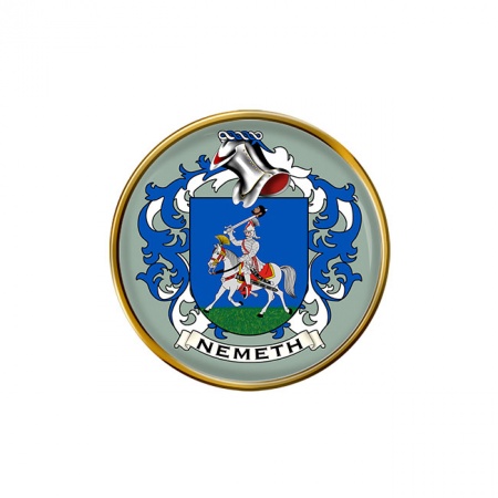 Németh (Hungary) Coat of Arms Pin Badge