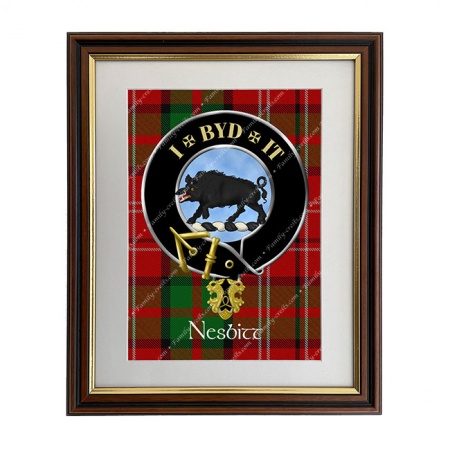 Nesbitt Scottish Clan Crest Framed Print