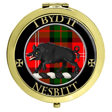 Nesbitt Scottish Clan Crest Compact Mirror