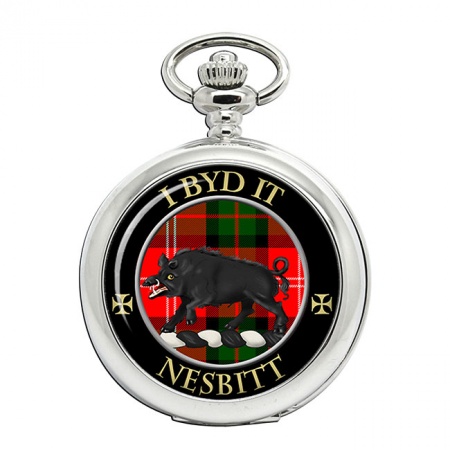Nesbitt Scottish Clan Crest Pocket Watch