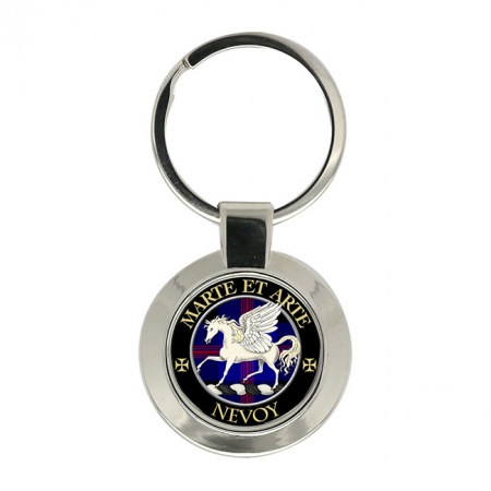 Nevoy Scottish Clan Crest Key Ring