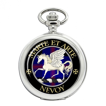 Nevoy Scottish Clan Crest Pocket Watch