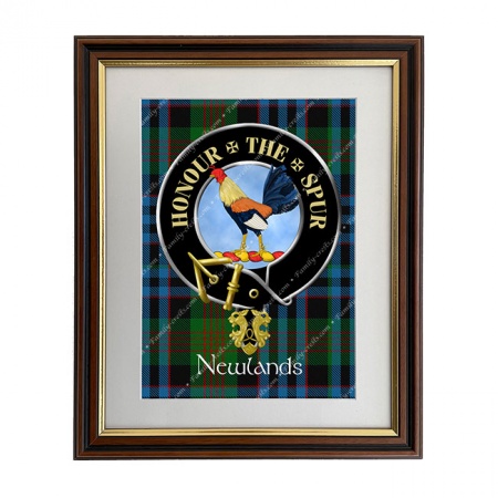 Newlands Scottish Clan Crest Framed Print