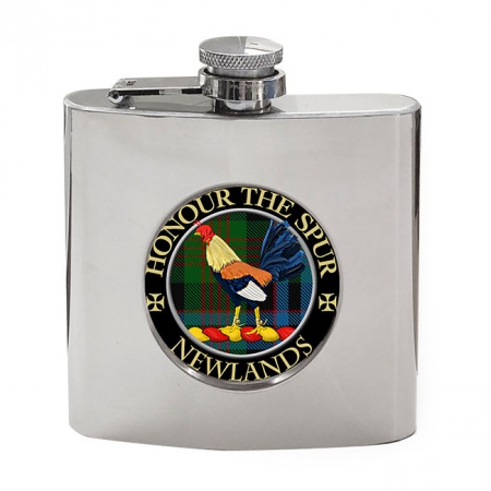 Newlands Scottish Clan Crest Hip Flask