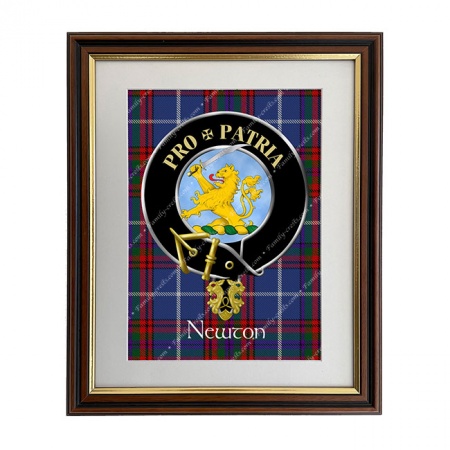 Newton Scottish Clan Crest Framed Print