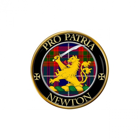 Newton Scottish Clan Crest Pin Badge