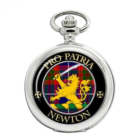 Newton Scottish Clan Crest Pocket Watch