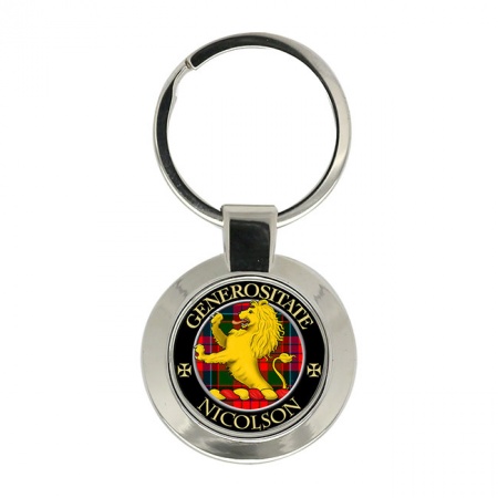 Nicolson Scottish Clan Crest Key Ring