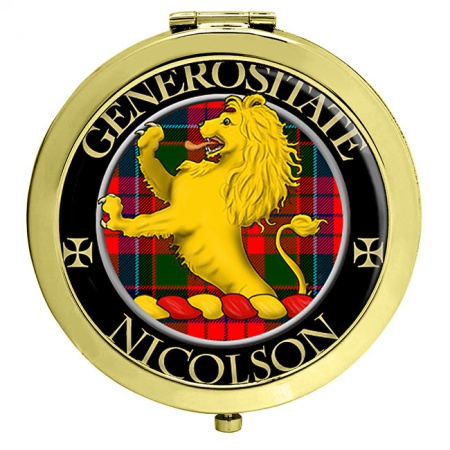Nicolson Scottish Clan Crest Compact Mirror