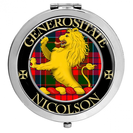 Nicolson Scottish Clan Crest Compact Mirror