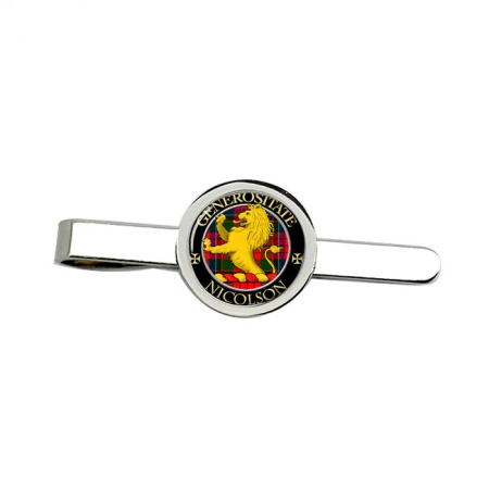 Nicolson Scottish Clan Crest Tie Clip