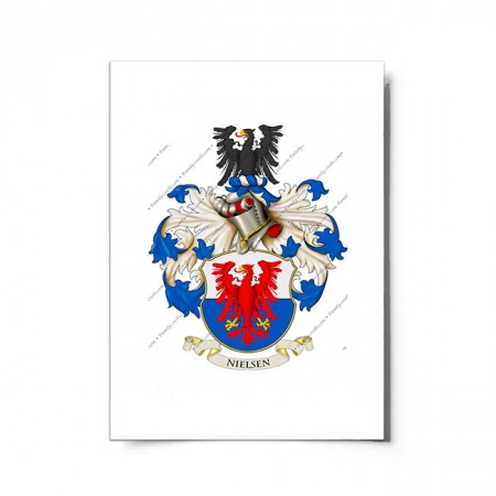 Nielsen (Denmark) Coat of Arms Print