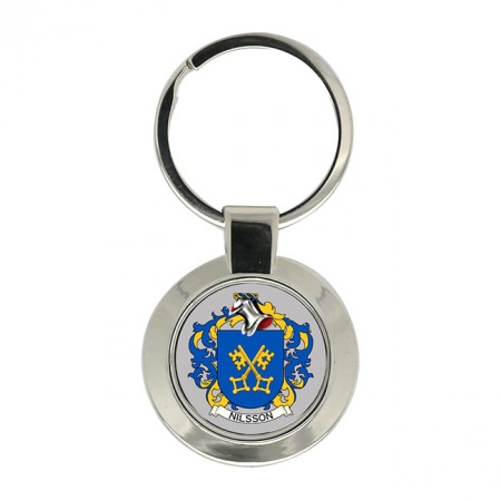 Nilsson (Sweden) Coat of Arms Key Ring
