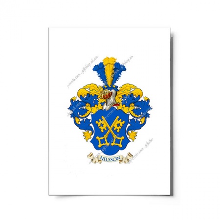 Nilsson (Sweden) Coat of Arms Print