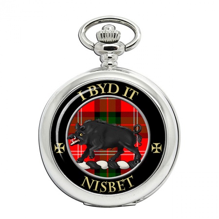 Nisbet Scottish Clan Crest Pocket Watch