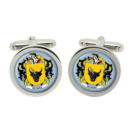 Nowak (Poland) Coat of Arms Cufflinks