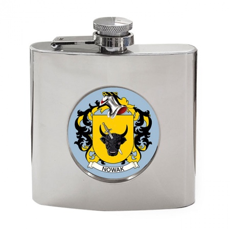 Nowak (Poland) Coat of Arms Hip Flask