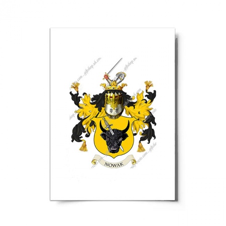 Nowak (Poland) Coat of Arms Print