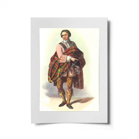 Ogilvie Scottish Clansman Ready to Frame Print