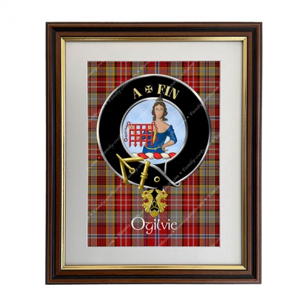 Ogilvie Scottish Clan Crest Framed Print