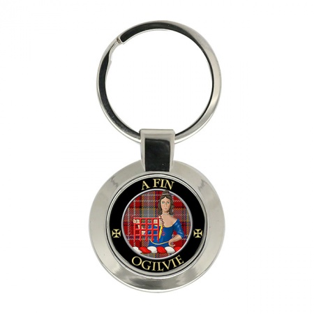Ogilvie Scottish Clan Crest Key Ring