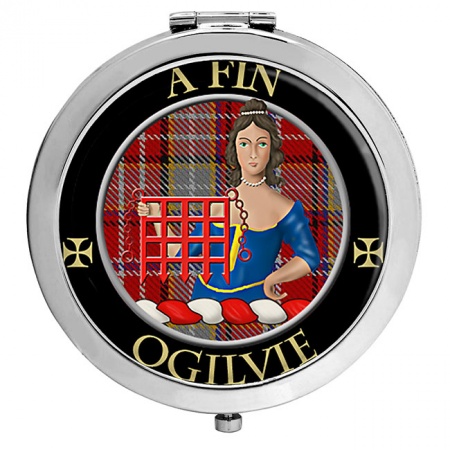 Ogilvie Scottish Clan Crest Compact Mirror