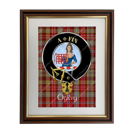 Ogilvy Scottish Clan Crest Framed Print