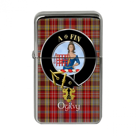 Ogilvy Scottish Clan Crest Flip Top Lighter
