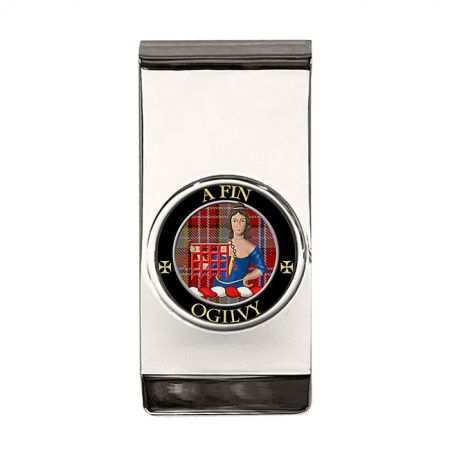 Ogilvy Scottish Clan Crest Money Clip