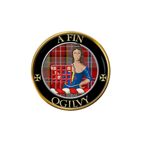 Ogilvy Scottish Clan Crest Pin Badge