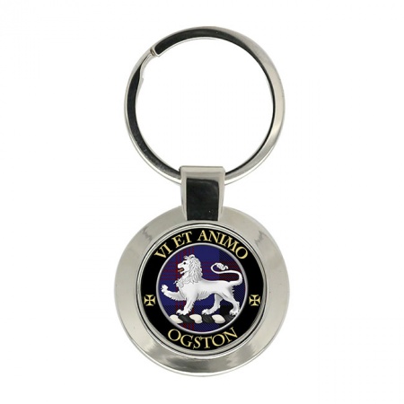 Ogston Scottish Clan Crest Key Ring