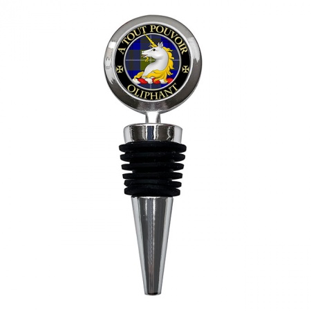 Oliphant Scottish Clan Crest Bottle Stopper