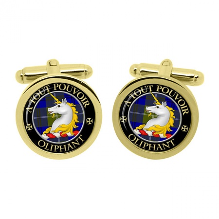 Oliphant Scottish Clan Crest Cufflinks