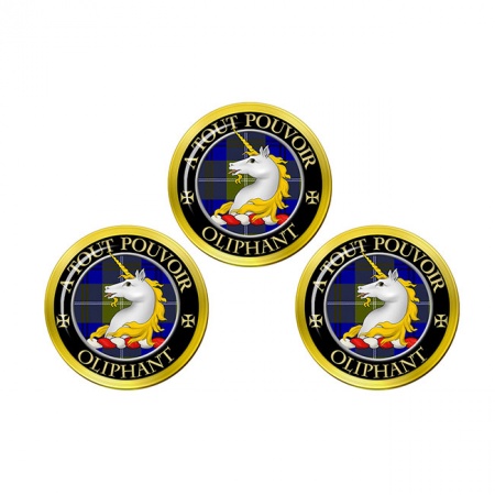 Oliphant Scottish Clan Crest Golf Ball Markers